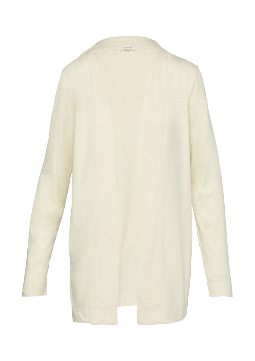 s.Oliver Red Label - Langer Cardigan mit Glitzergarn beige - Gr. - 34 von s.Oliver Red Label