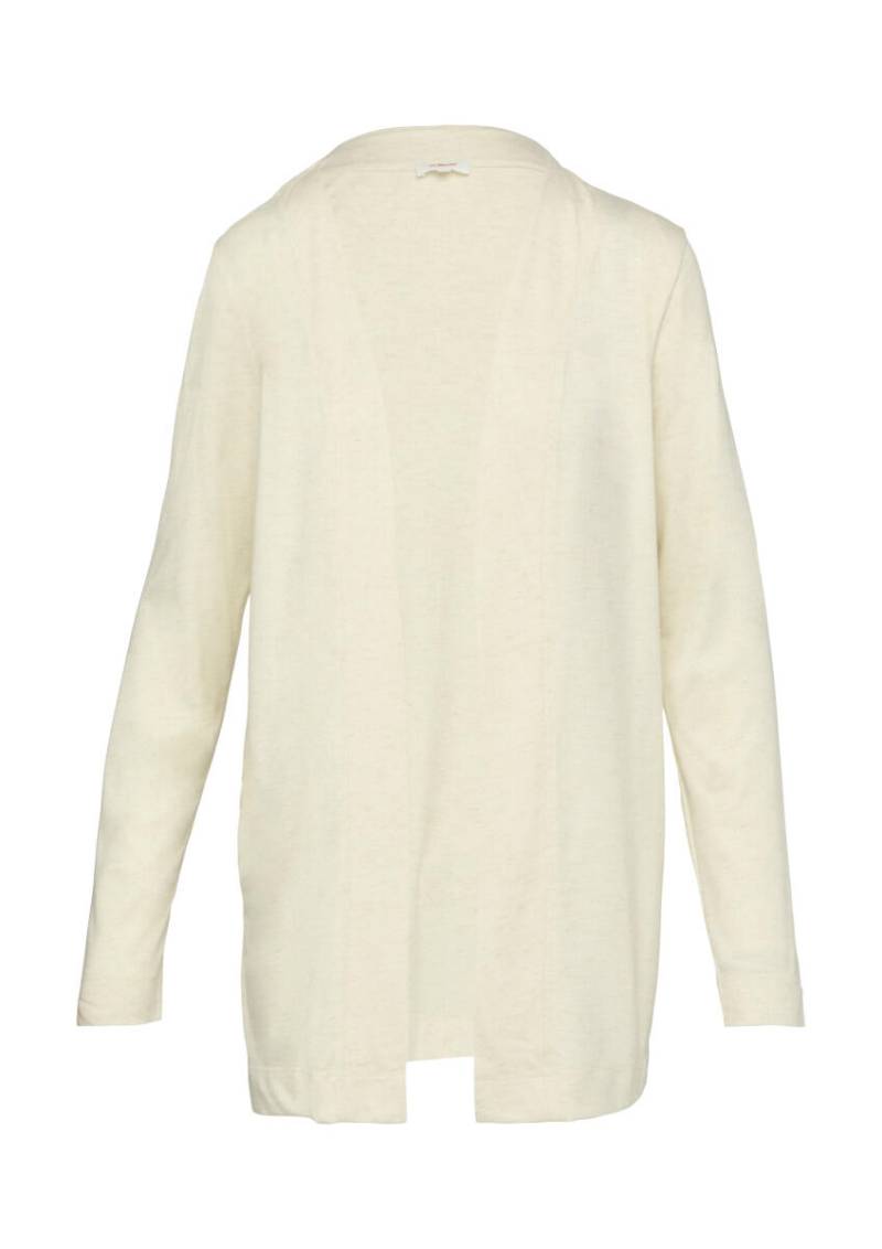 s.Oliver Red Label - Langer Cardigan mit Glitzergarn beige - Gr. - 34 von s.Oliver Red Label