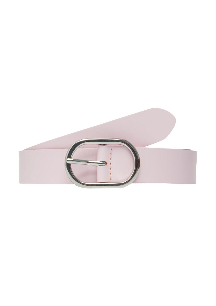 s.Oliver Red Label - Ledergürtel mit ovaler Schließe pink - Gr. - 80 von s.Oliver Red Label