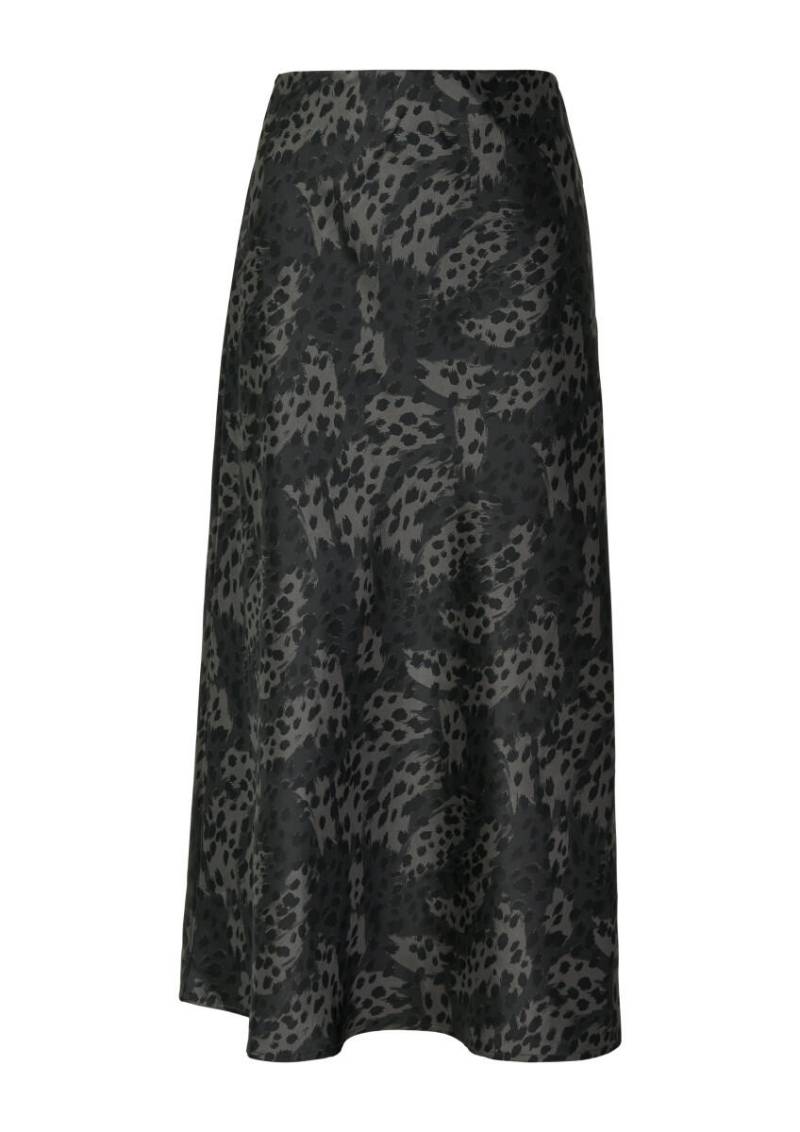 s.Oliver Red Label - Leichter Midirock mit Elastikbund grau - Gr. - 34 von s.Oliver Red Label