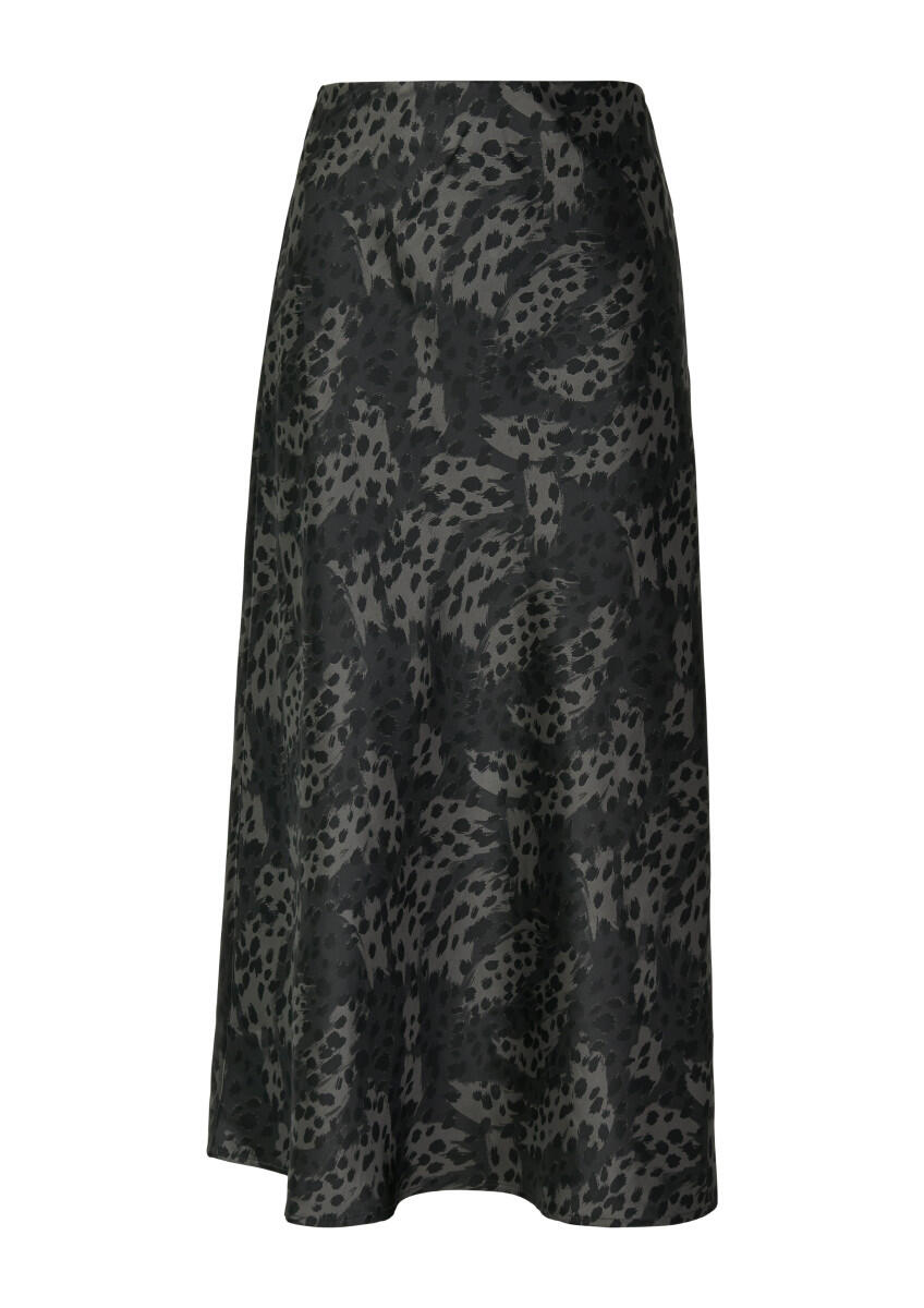 s.Oliver Red Label - Leichter Midirock mit Elastikbund grau - Gr. - 42 von s.Oliver Red Label