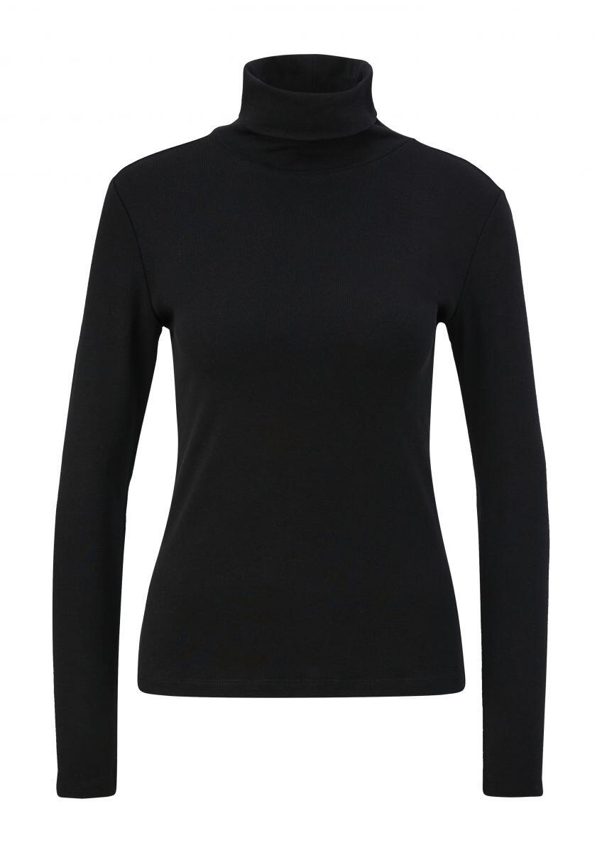 s.Oliver Red Label - Longsleeve aus Baumwolle schwarz - Gr. - 42 von s.Oliver Red Label