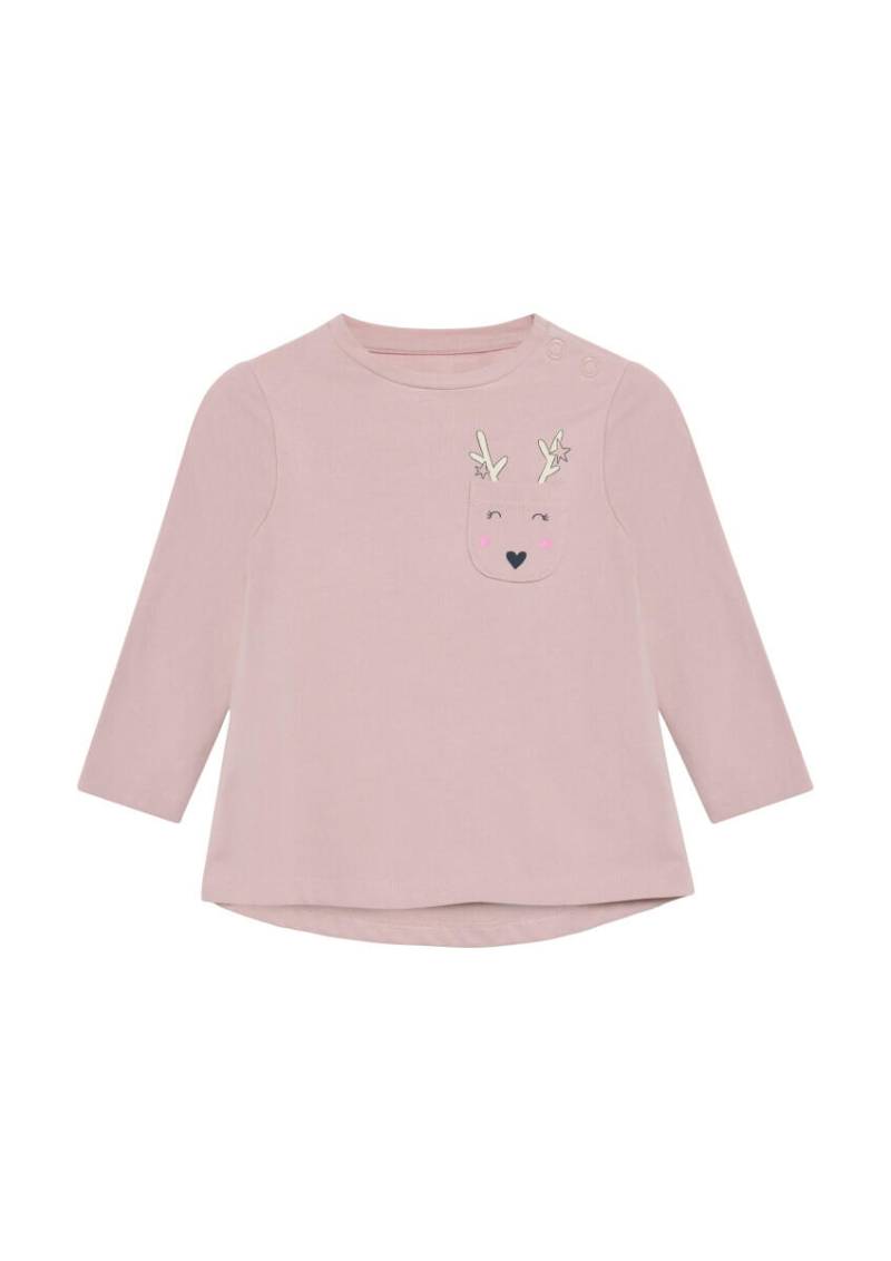 s.Oliver Red Label - Longsleeve mit Brusttasche pink - Gr. - 92 von s.Oliver Red Label