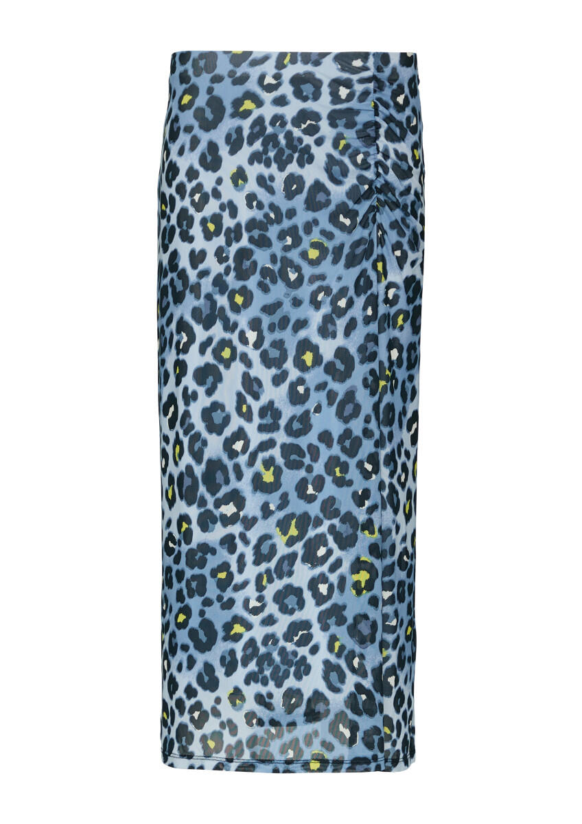 s.Oliver Red Label - Mesh-Rock mit dekorativem Kordelzug blau - Gr. - 36 von s.Oliver Red Label