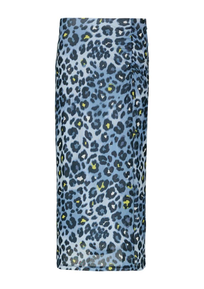 s.Oliver Red Label - Mesh-Rock mit dekorativem Kordelzug blau - Gr. - 36 von s.Oliver Red Label