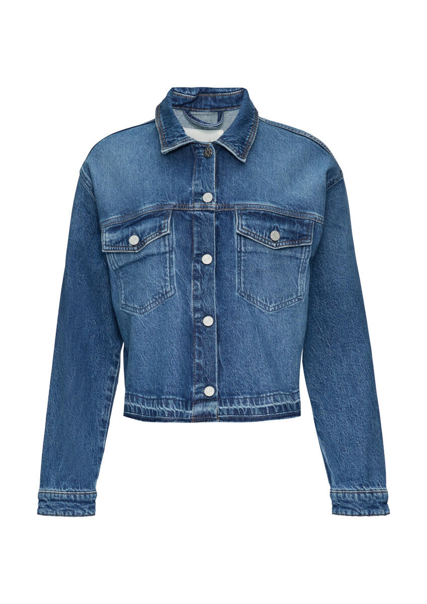s.Oliver Red Label - Oversized Jeansjacke blau - Gr. - 44 von s.Oliver Red Label