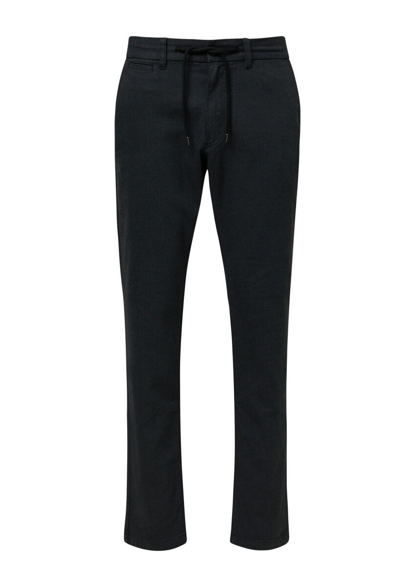 s.Oliver Red Label - Phoenix: Chino-Hose aus Baumwollstretch mit Elastikbund grau - Gr. - 28/32 von s.Oliver Red Label