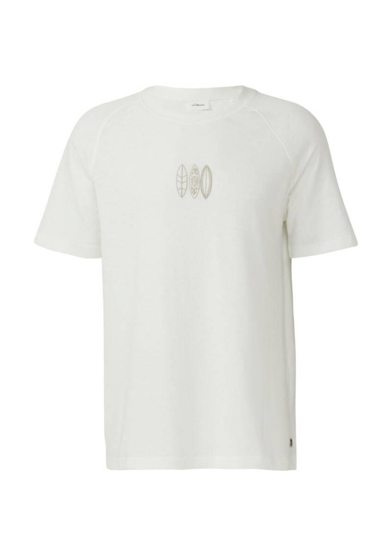 s.Oliver Red Label - Raglan-T-Shirt weiß - Gr. - XL von s.Oliver Red Label