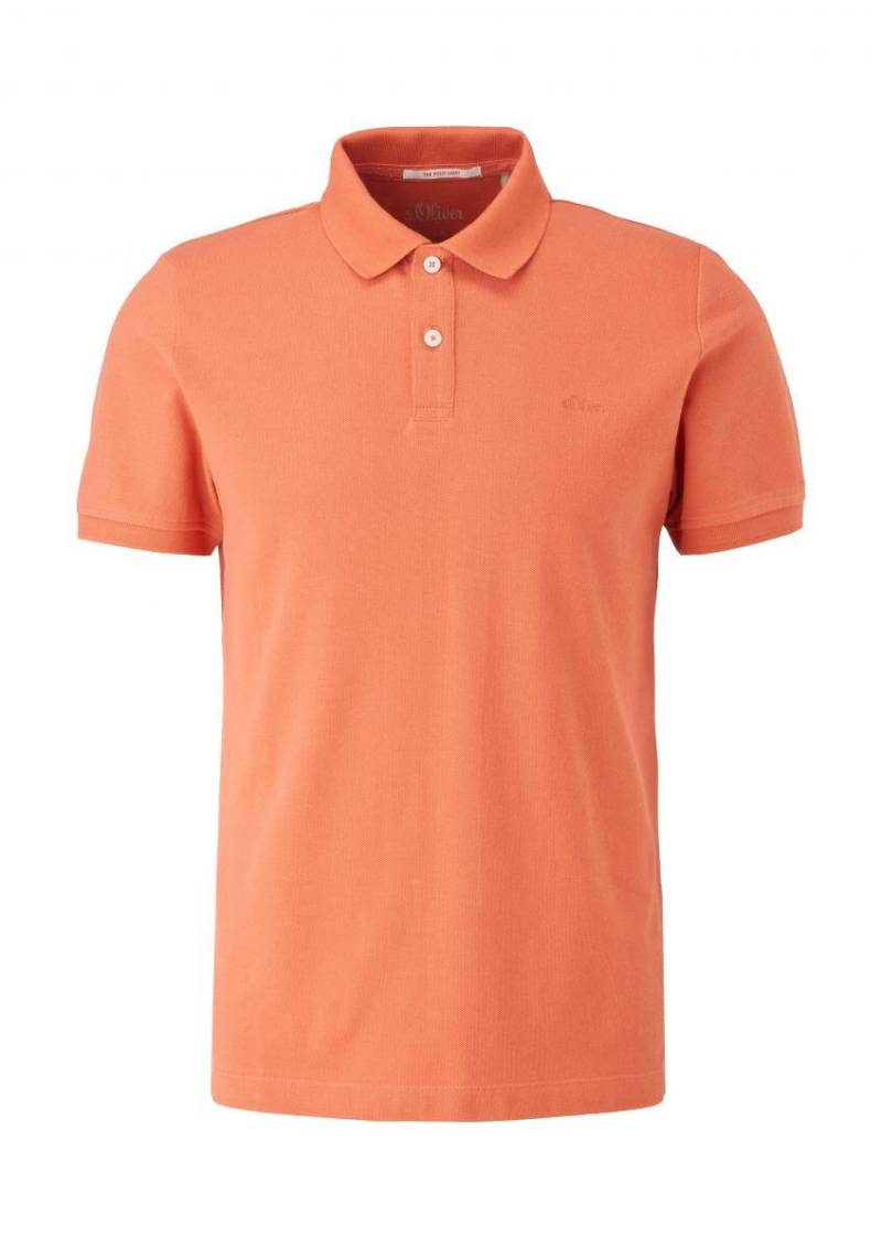 s.Oliver Red Label - Regular fit: Piqué-Poloshirt orange - Gr. - S von s.Oliver Red Label