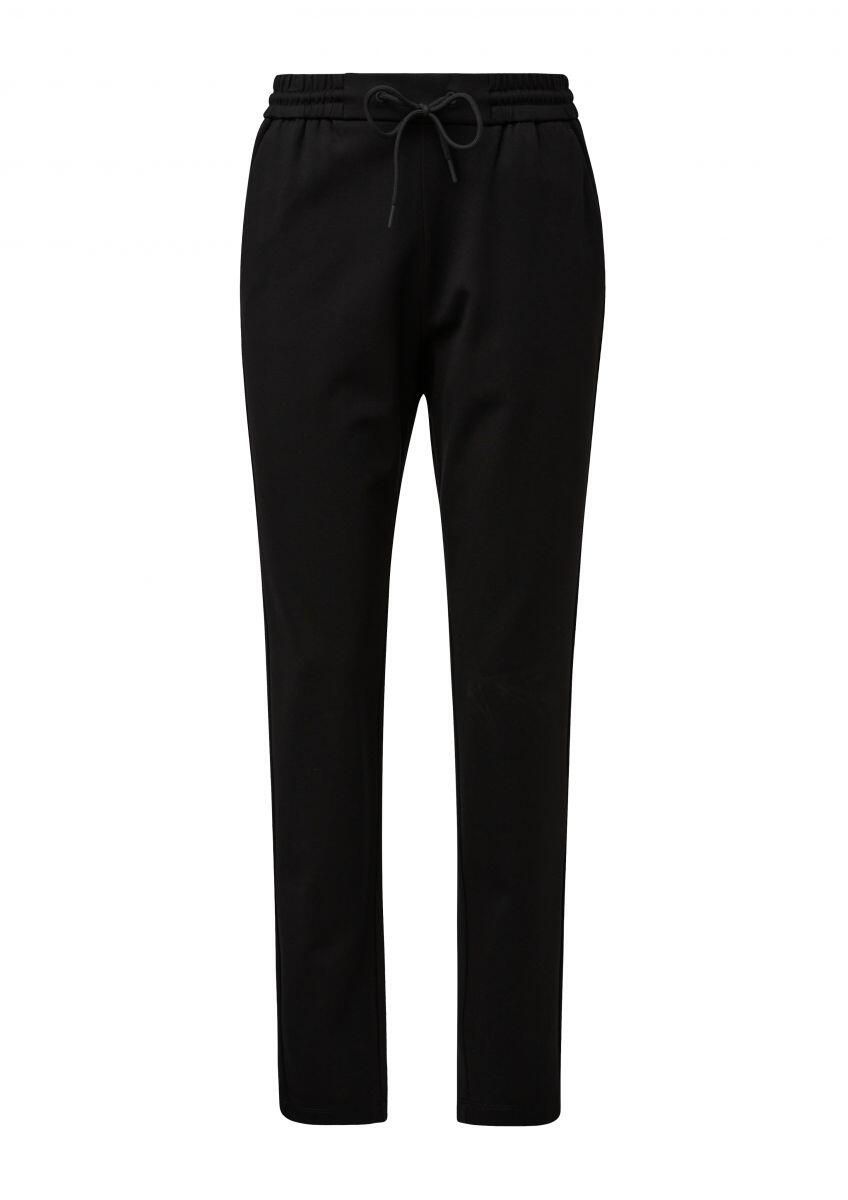s.Oliver Red Label - Relaxed: Joggpant aus Interlockjersey schwarz von s.Oliver Red Label