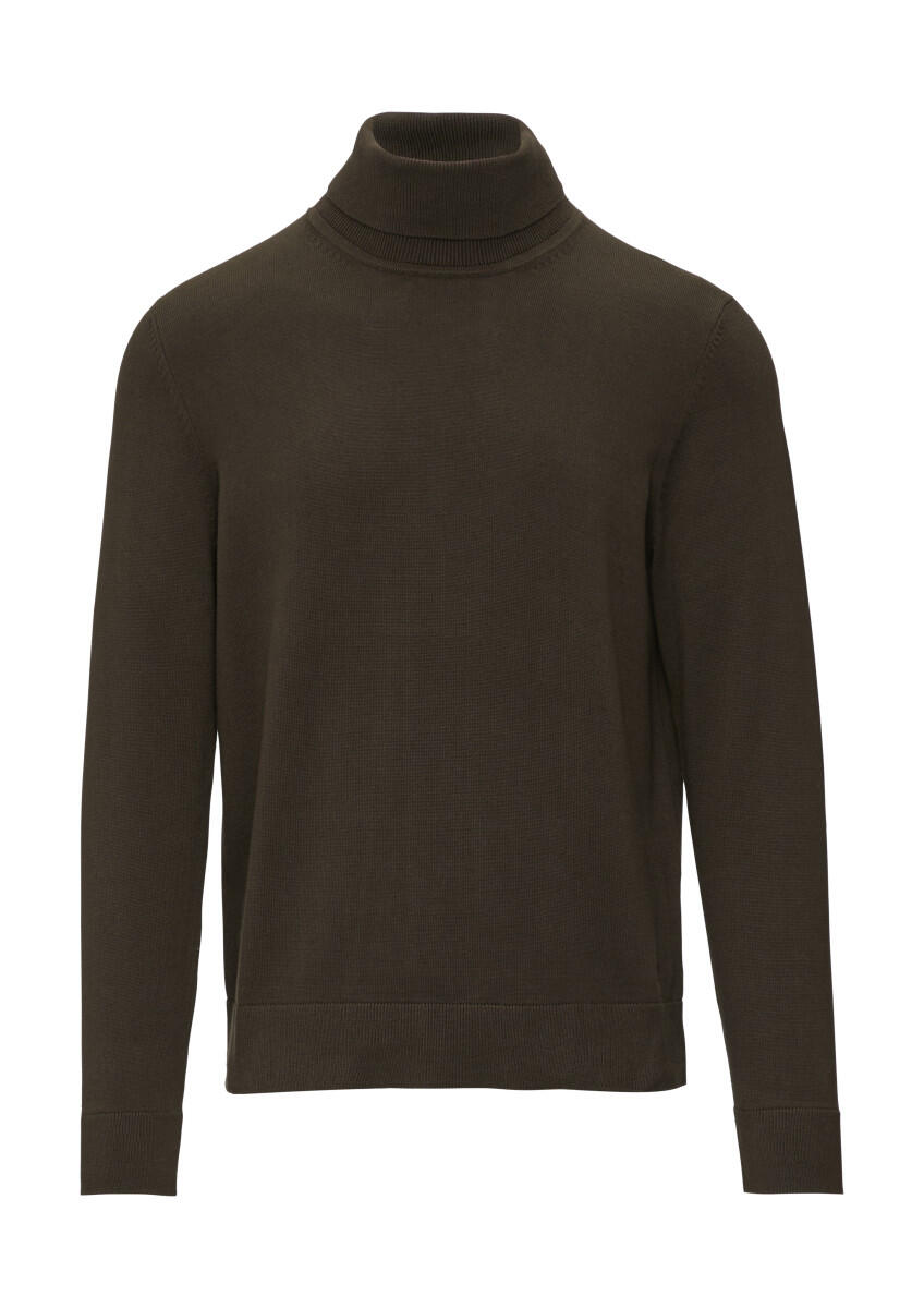 s.Oliver Red Label - Rollkragenpullover aus Baumwolle braun - Gr. - XXL von s.Oliver Red Label