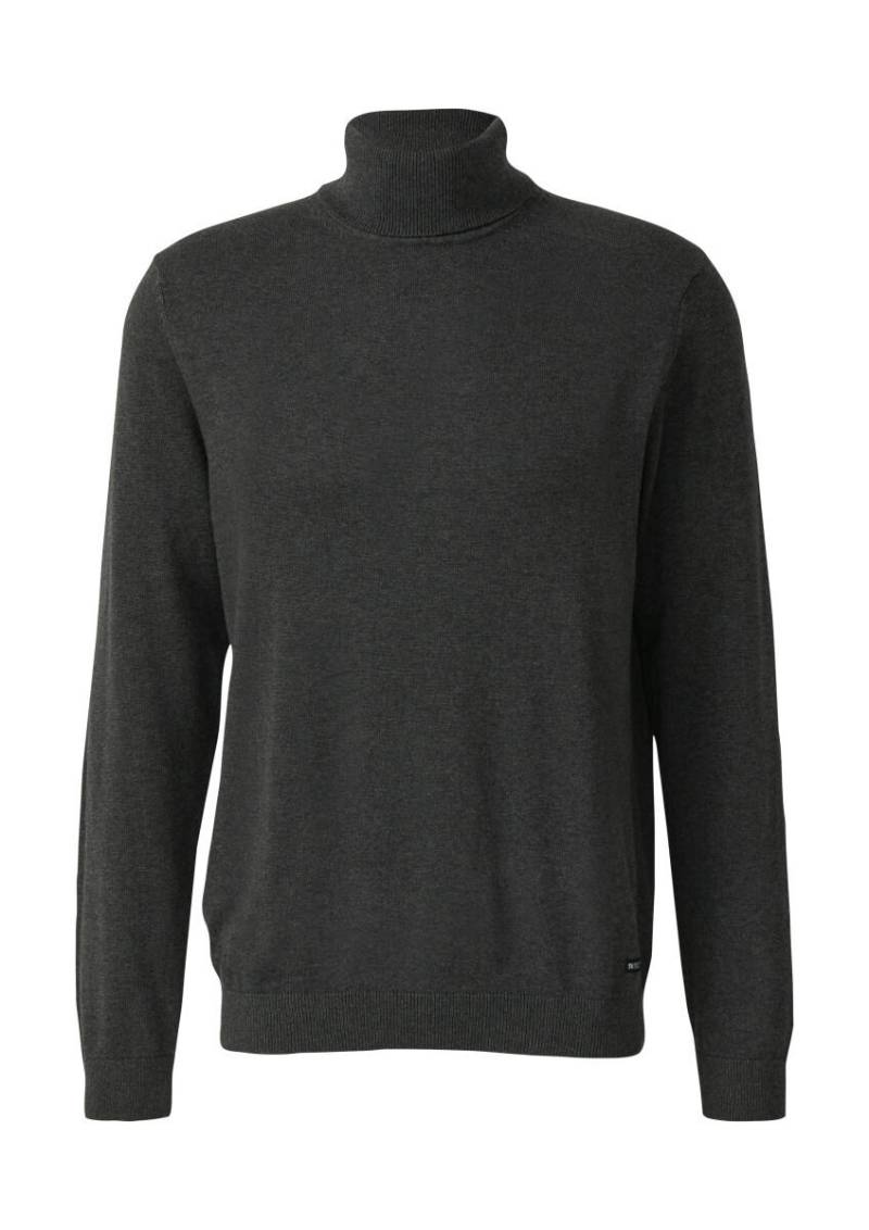 s.Oliver Red Label - Rollkragenpullover aus reiner Baumwolle grau - Gr. - 3XL von s.Oliver Red Label