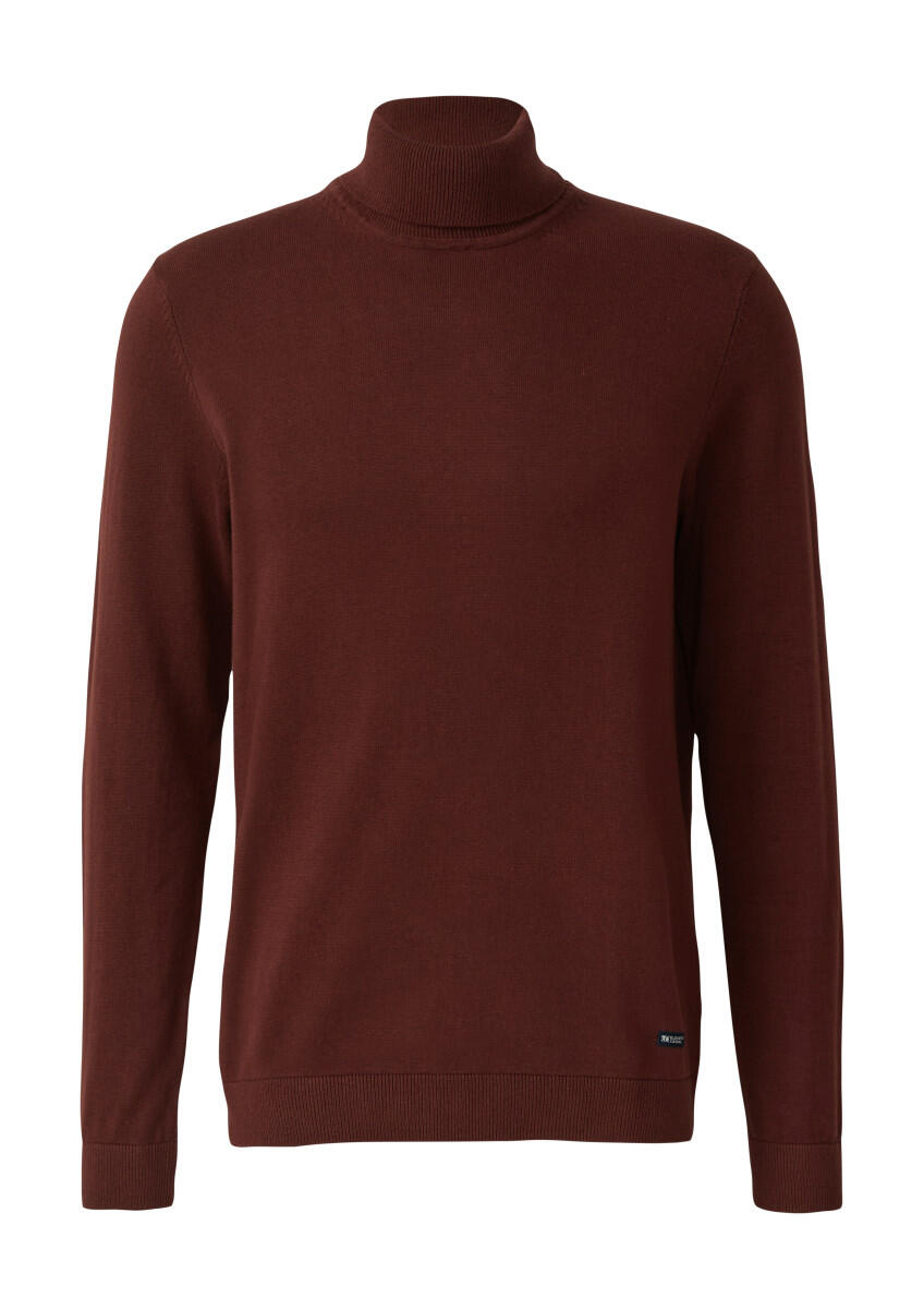 s.Oliver Red Label - Rollkragenpullover aus reiner Baumwolle rot - Gr. - 3XL von s.Oliver Red Label