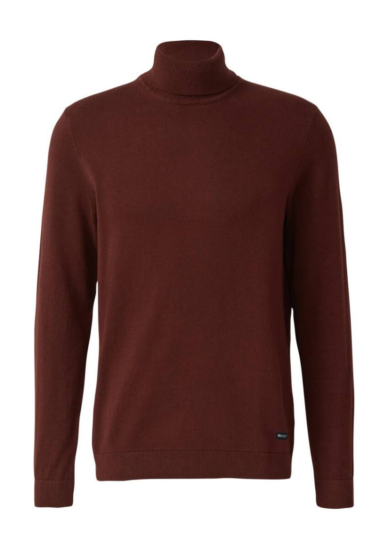 s.Oliver Red Label - Rollkragenpullover aus reiner Baumwolle rot - Gr. - 3XL von s.Oliver Red Label