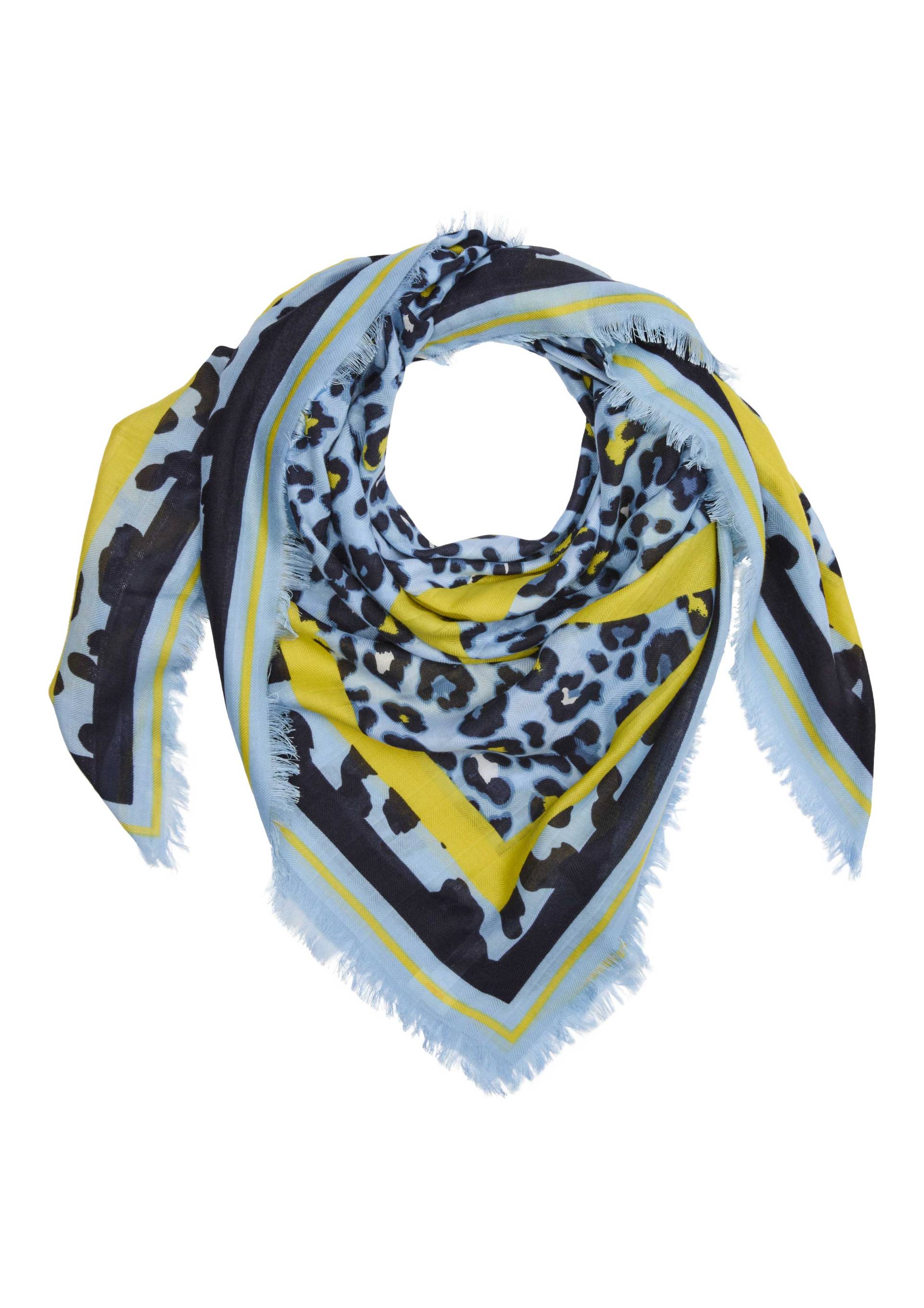 s.Oliver Red Label - Schal mit Allover-Print blau - Gr. - 1 von s.Oliver Red Label