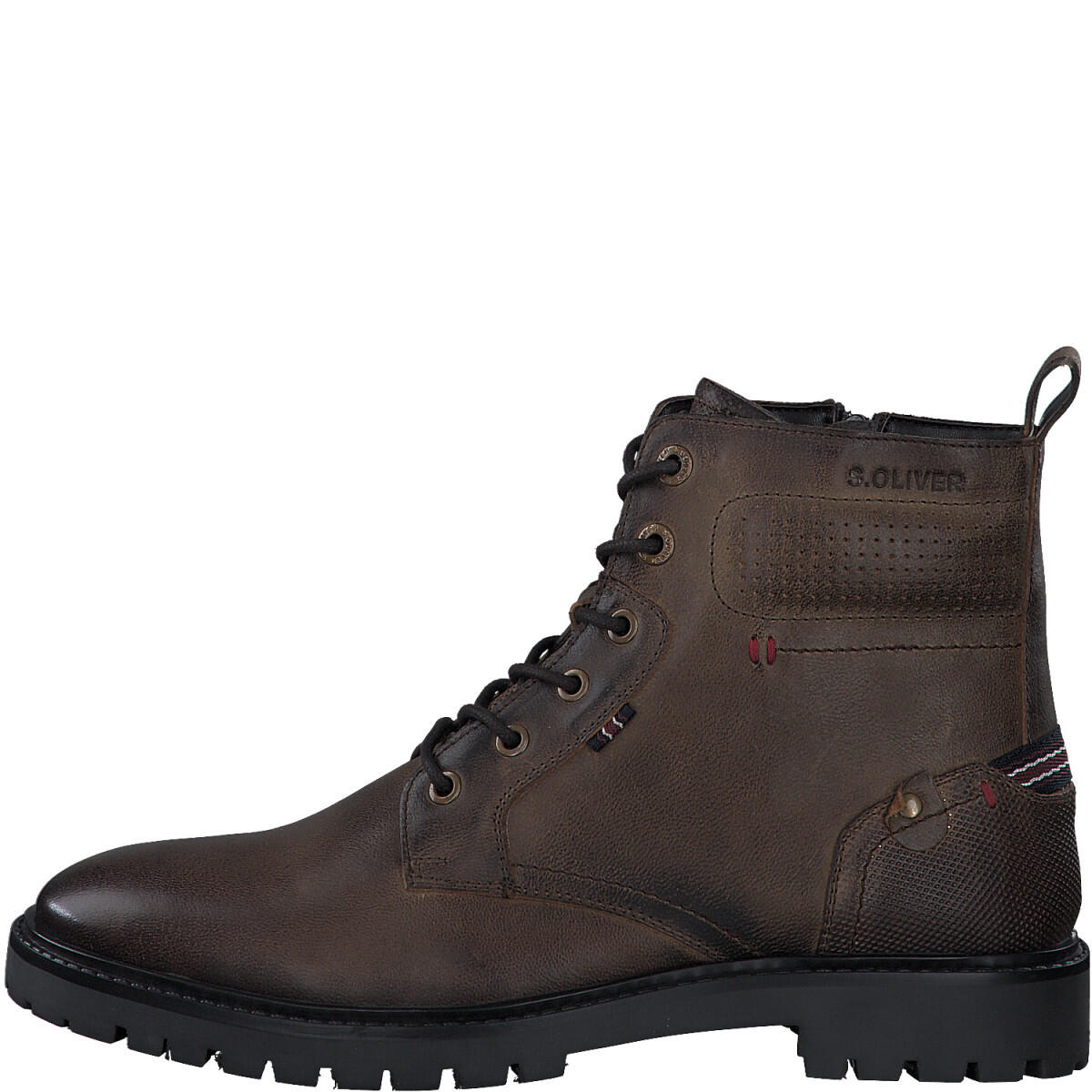 s.Oliver Red Label - Schnürstiefel braun - Gr. - 43 von s.Oliver Red Label