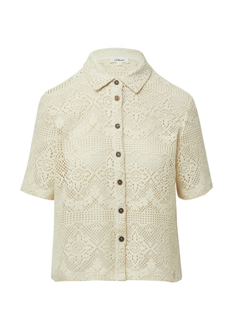 s.Oliver Red Label - Shirt aus Häkelspitze weiß - Gr. - 34 von s.Oliver Red Label