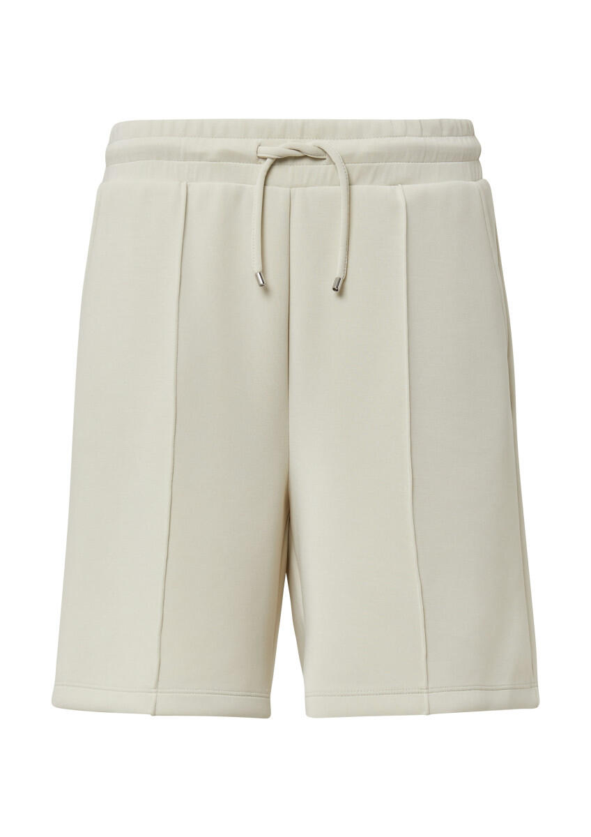 s.Oliver Red Label - Shorts aus Scuba mit Ziernaht weiß - Gr. - 42 von s.Oliver Red Label