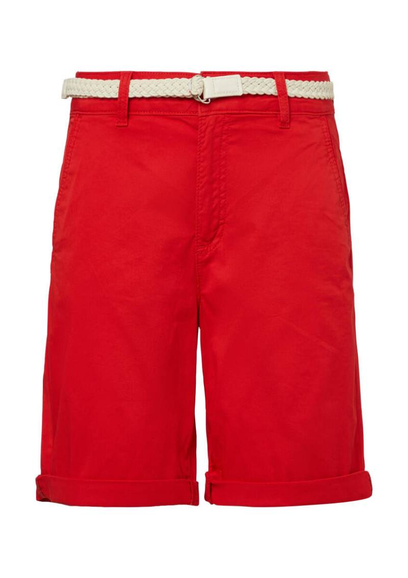 s.Oliver Red Label - Shorts mit Gürtel rot - Gr. - 46 von s.Oliver Red Label