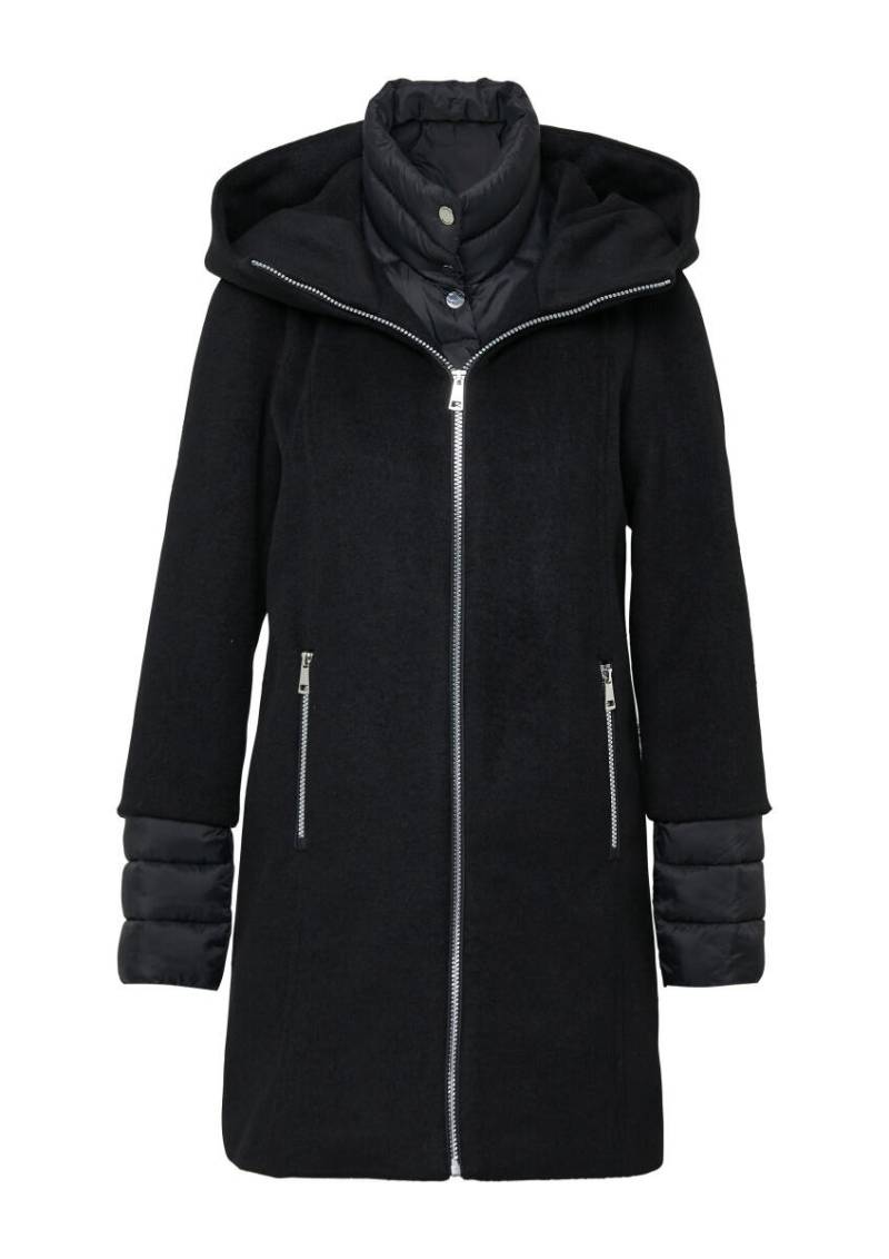 s.Oliver Red Label - Slim-Fit-Mantel schwarz - Gr. - 34 von s.Oliver Red Label