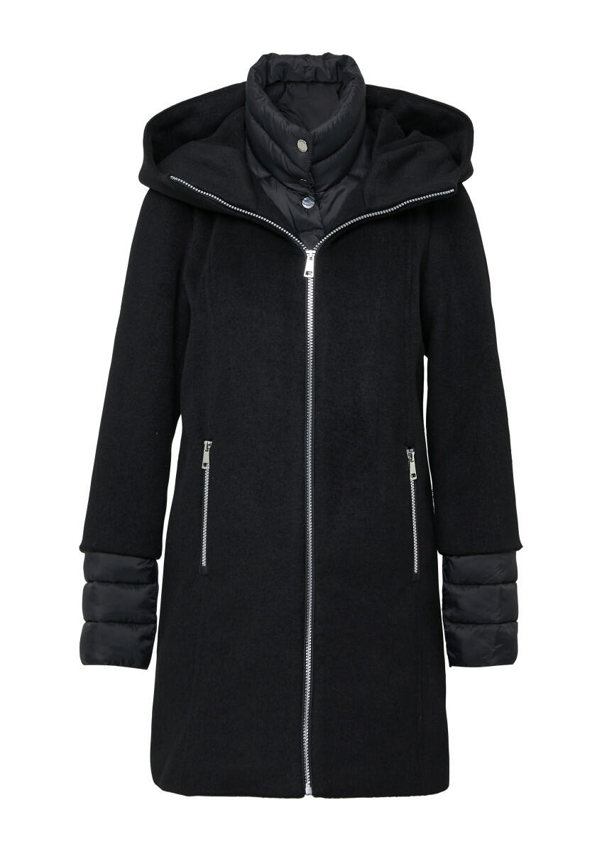 s.Oliver Red Label - Slim-Fit-Mantel schwarz - Gr. - 48 von s.Oliver Red Label