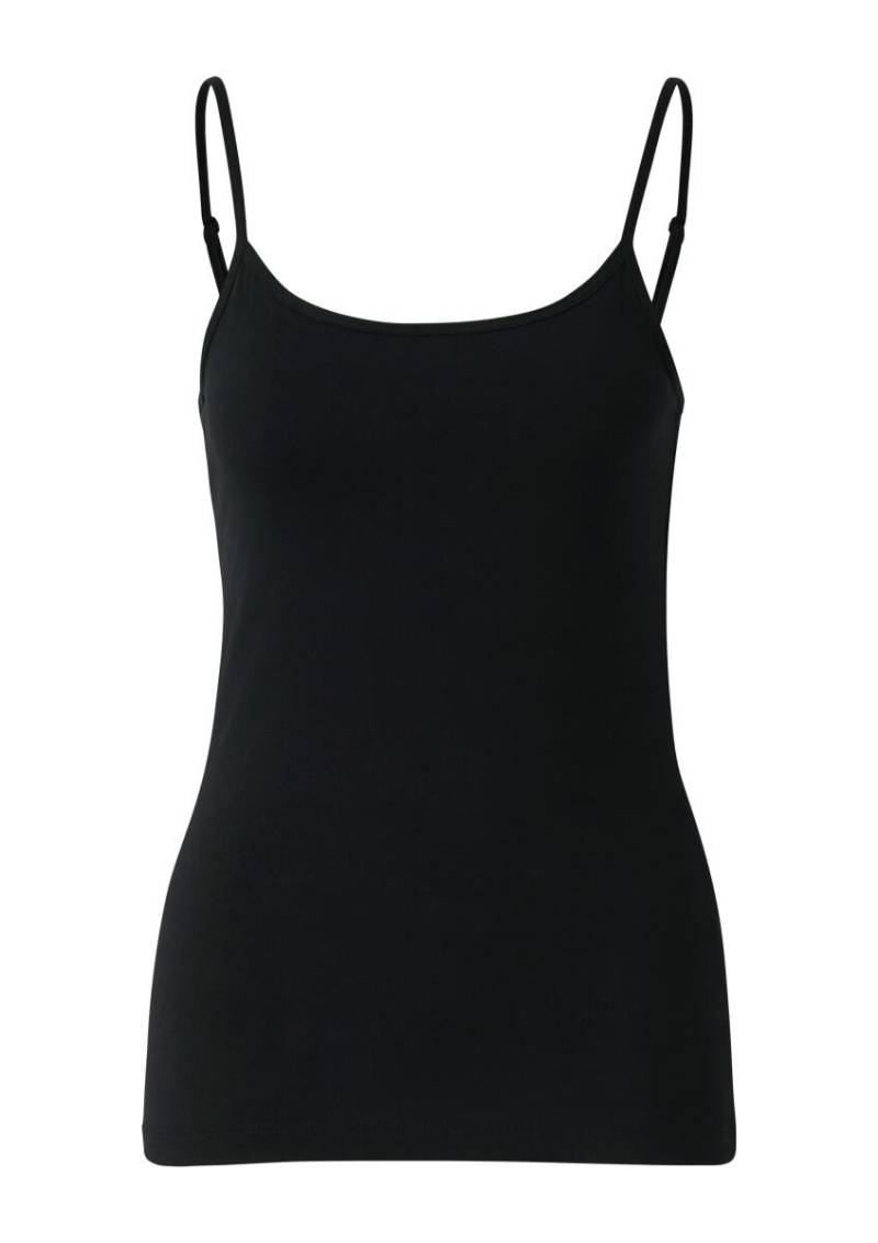 s.Oliver Red Label - Slim Fit Shirt mit Spaghettiträgern schwarz - Gr. - 34 von s.Oliver Red Label