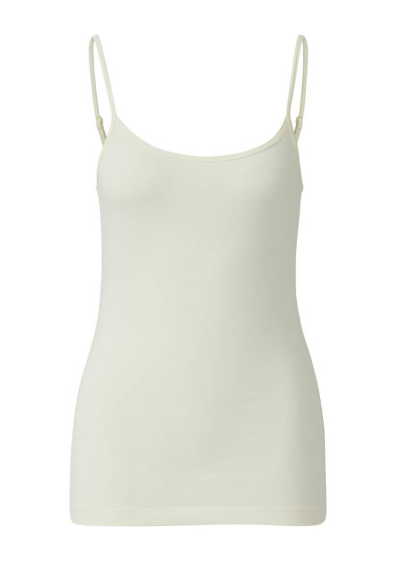 s.Oliver Red Label - Slim Fit Shirt mit Spaghettiträgern weiß - Gr. - 36 von s.Oliver Red Label