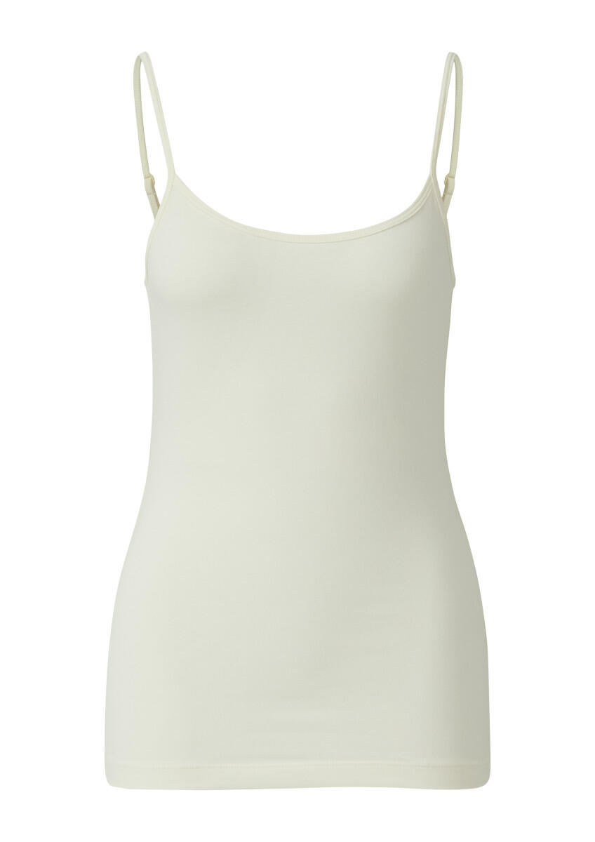 s.Oliver Red Label - Slim Fit Shirt mit Spaghettiträgern weiß - Gr. - 42 von s.Oliver Red Label