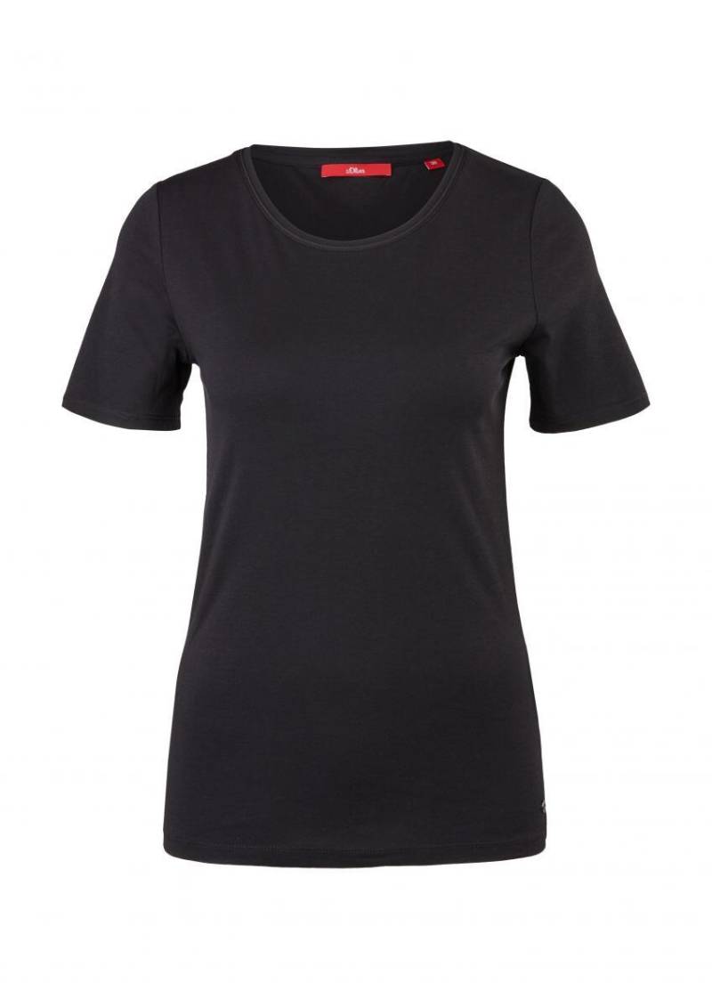 s.Oliver Red Label - Slim fit: Jerseyshirt schwarz - Gr. - 44 von s.Oliver Red Label