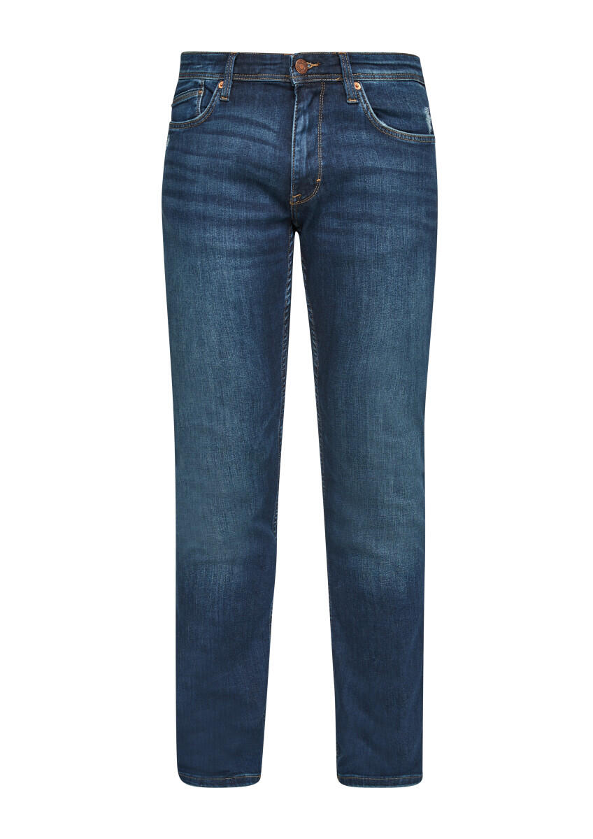 s.Oliver Red Label - Slim: Jeans mit Waschung blau - Gr. - 38/32 von s.Oliver Red Label