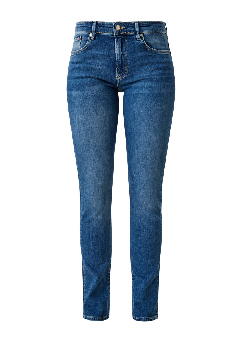 s.Oliver Red Label - Slim: Slim leg-Jeans - Betsy blau - Gr. - 34/32 von s.Oliver Red Label