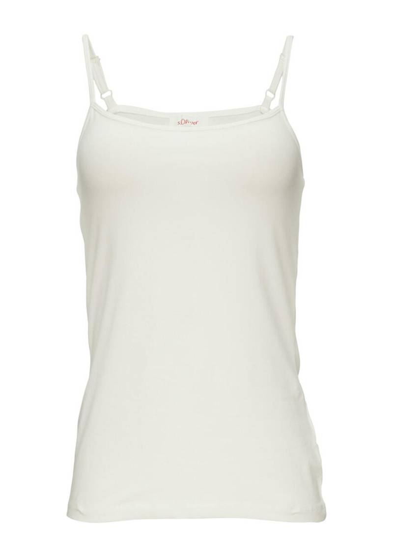 s.Oliver Red Label - Spaghettiträger-Top weiß - Gr. - 44 von s.Oliver Red Label