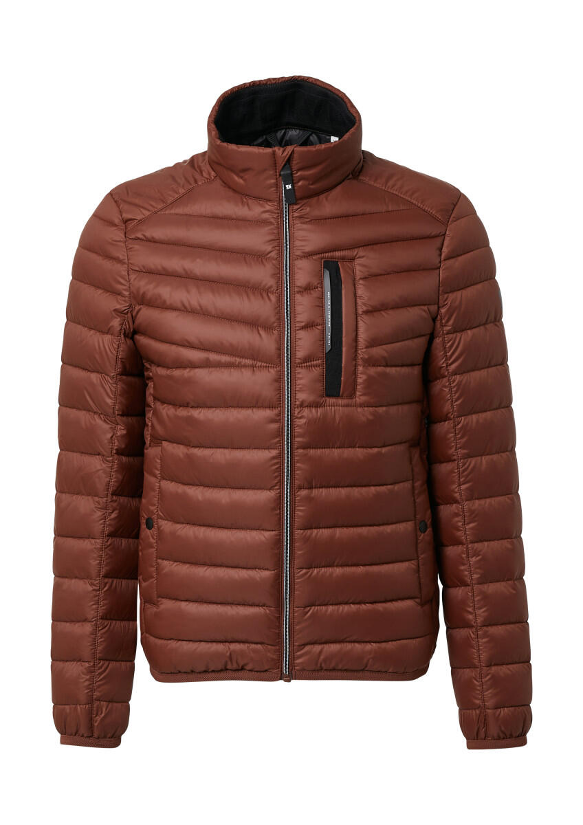 s.Oliver Red Label - Steppjacke mit sportiven Kontrastdetails braun - Gr. - XXL von s.Oliver Red Label