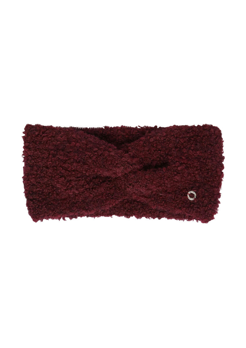 s.Oliver Red Label - Stirnband aus Bouclé-Strick mit Twist-Detail rot - Gr. - ONE SIZE von s.Oliver Red Label