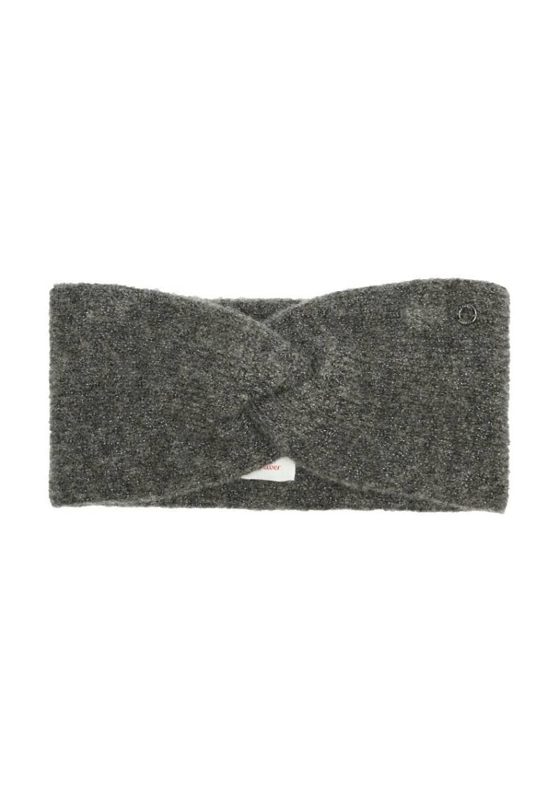 s.Oliver Red Label - Stirnband mit Knoten-Detail grau - Gr. - 1 von s.Oliver Red Label