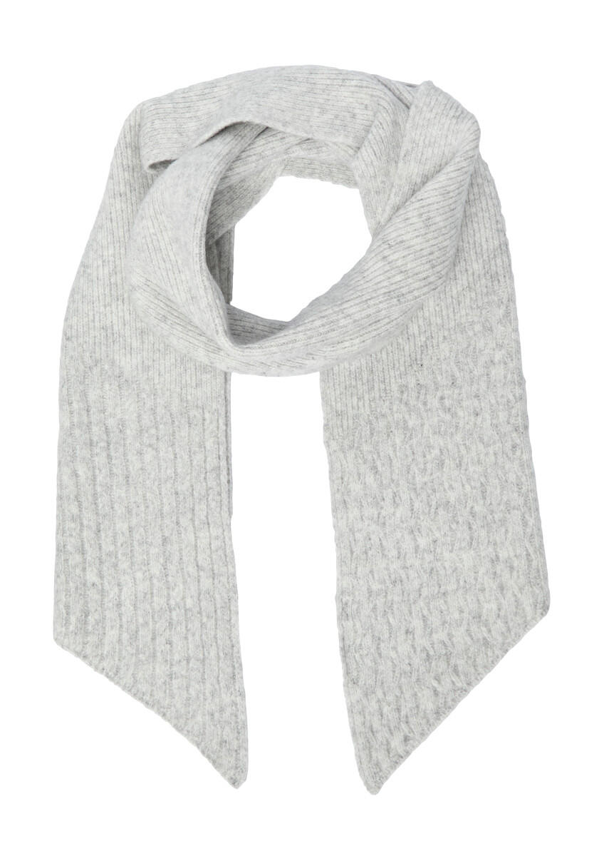 s.Oliver Red Label - Strick-Schal mit Zick-Zack-Muster grau - Gr. - ONE SIZE von s.Oliver Red Label