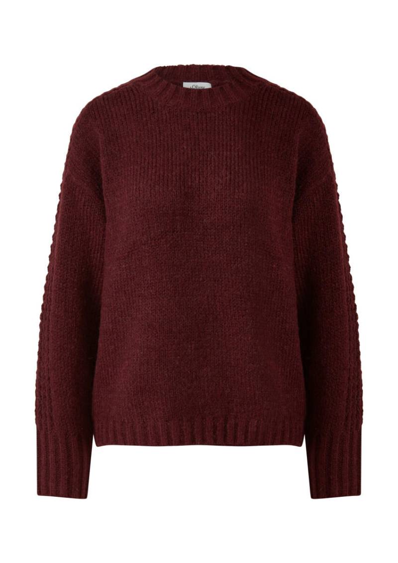 s.Oliver Red Label - Strickpullover aus Alpakamix rot - Gr. - 42 von s.Oliver Red Label