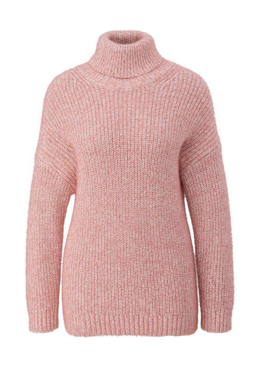 s.Oliver Red Label - Strickpullover aus Baumwollmix pink - Gr. - 38 von s.Oliver Red Label