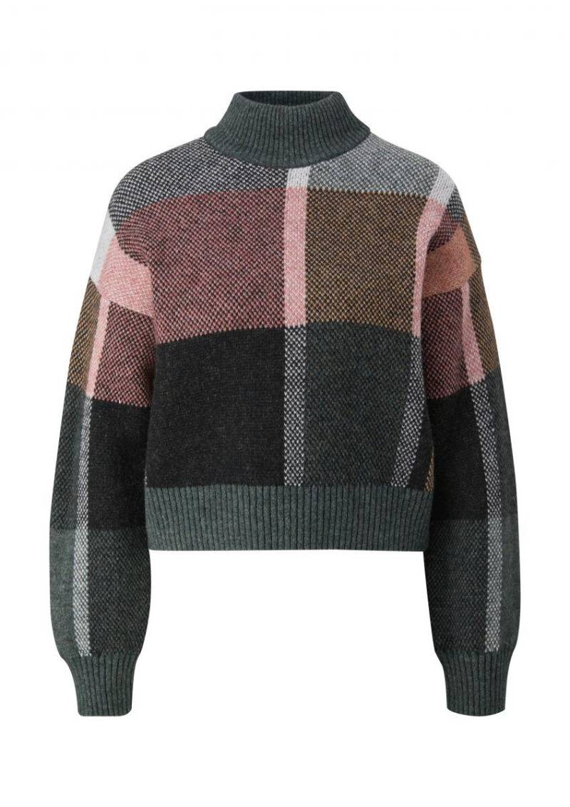 s.Oliver Red Label - Strickpullover aus Wollmix pink/grau - Gr. - 32 von s.Oliver Red Label