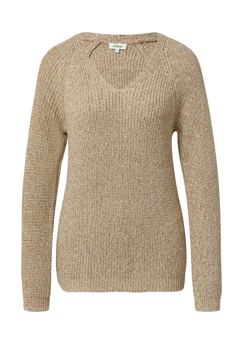 s.Oliver Red Label - Strickpullover beige - Gr. - 46 von s.Oliver Red Label