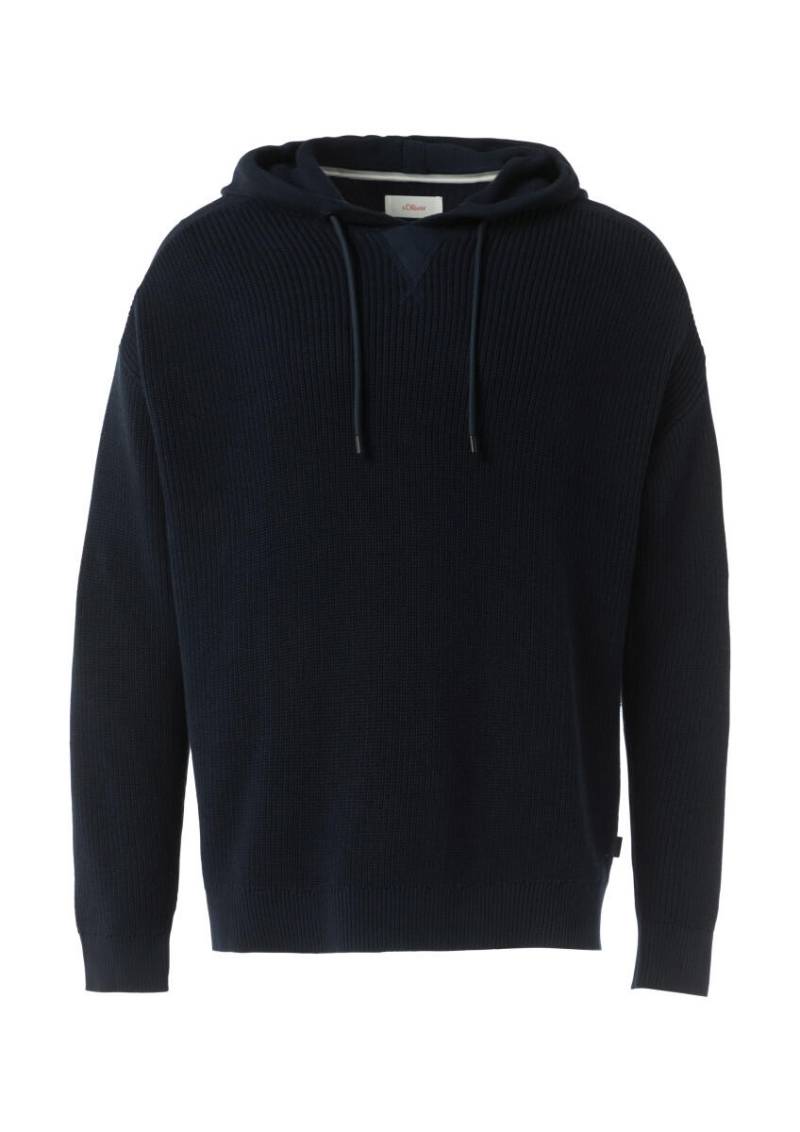 s.Oliver Red Label - Strickpullover blau - Gr. - L von s.Oliver Red Label