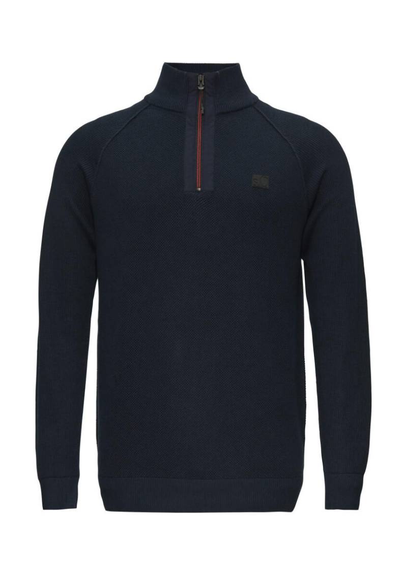 s.Oliver Red Label - Strickpullover mit Kragen blau - Gr. - S von s.Oliver Red Label