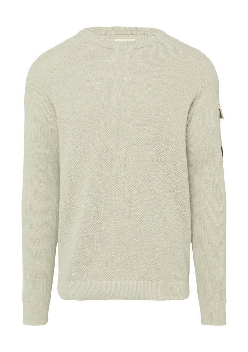 s.Oliver Red Label - Strickpullover mit aufgesetzter Tasche am Arm beige - Gr. - S von s.Oliver Red Label