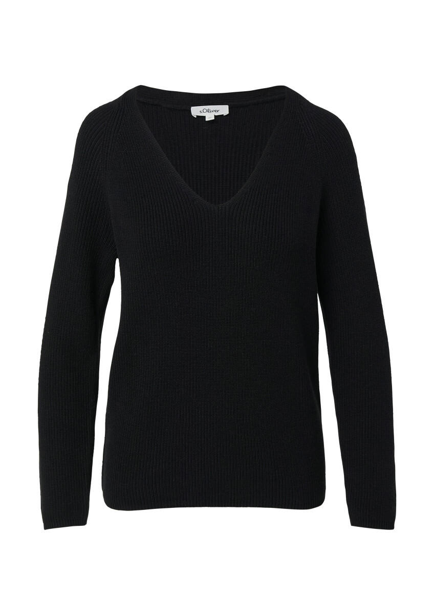 s.Oliver Red Label - Strickpullover schwarz - Gr. - 36 von s.Oliver Red Label
