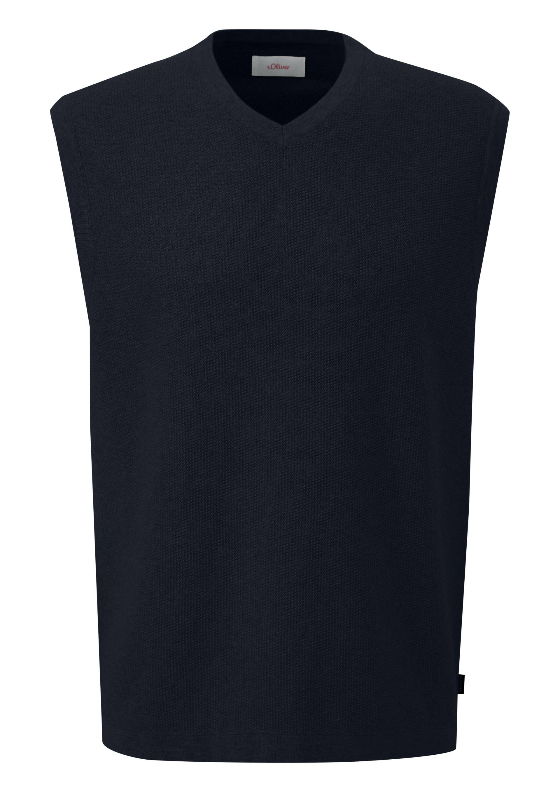 s.Oliver Red Label - Strickpullunder blau - Gr. - L von s.Oliver Red Label