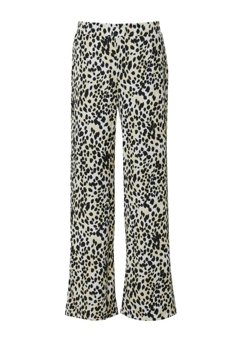 s.Oliver Red Label - Strukturierte Wide-Leg-Hose weiß - Gr. - 36 von s.Oliver Red Label