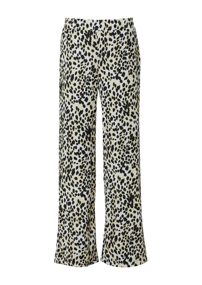 s.Oliver Red Label - Strukturierte Wide-Leg-Hose weiß - Gr. - 46 von s.Oliver Red Label