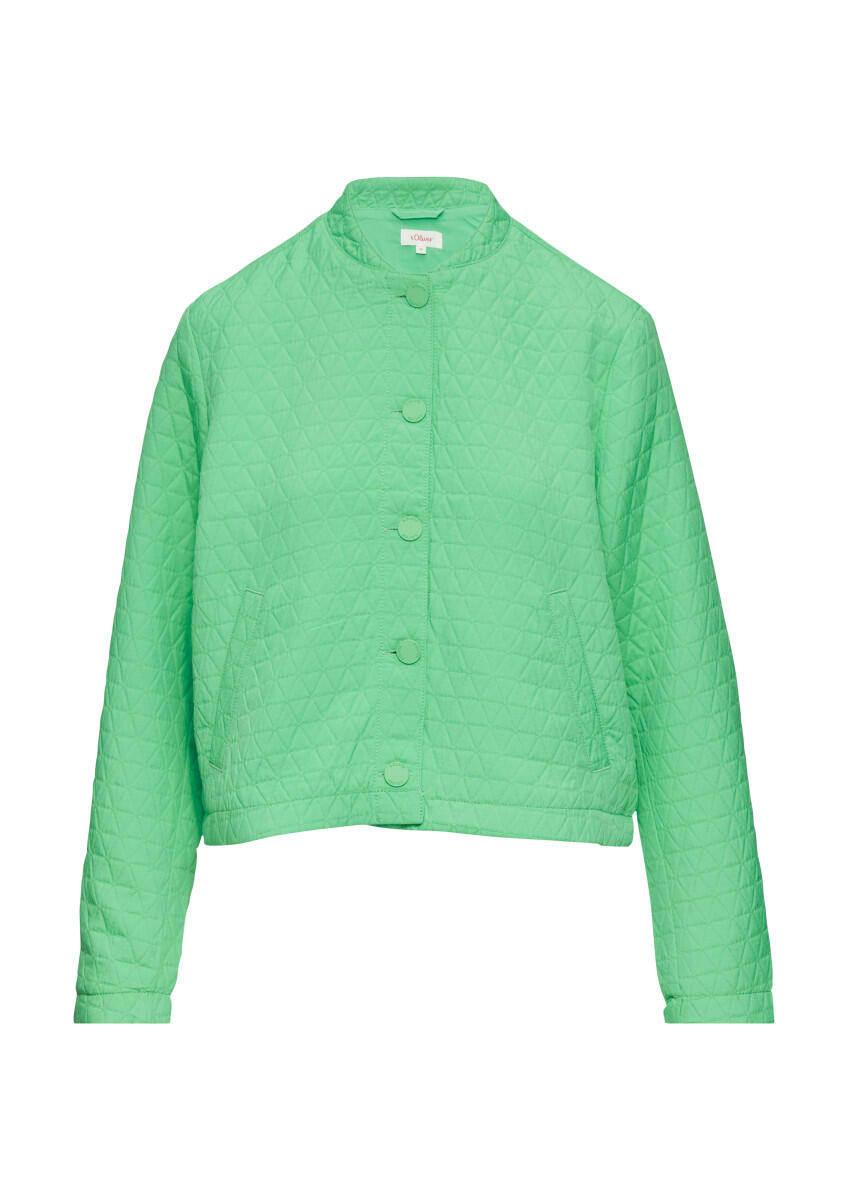 s.Oliver Red Label - Strukturierter Blouson grün - Gr. - 44 von s.Oliver Red Label
