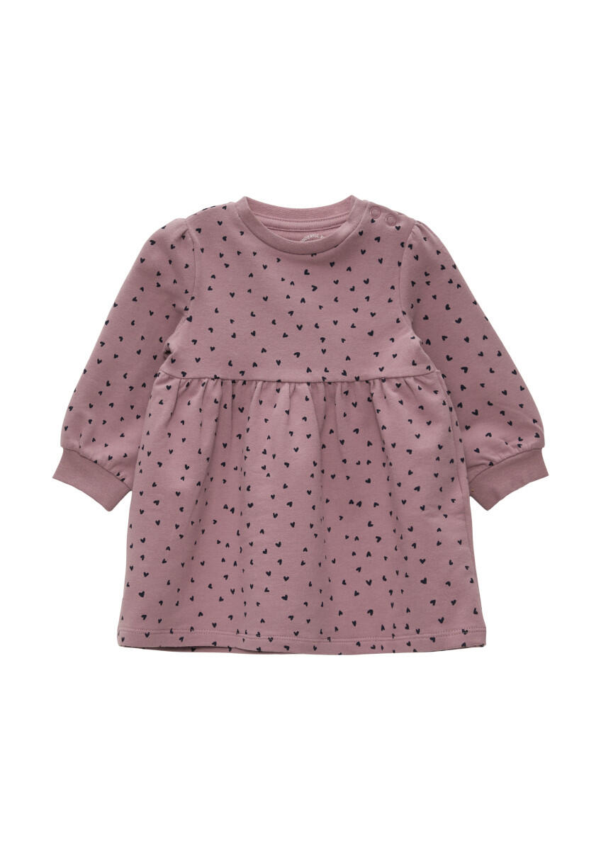 s.Oliver Red Label - Sweatkleid aus Baumwolle violet - Gr. - 68 von s.Oliver Red Label