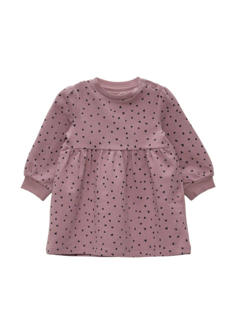 s.Oliver Red Label - Sweatkleid aus Baumwolle violet - Gr. - 68 von s.Oliver Red Label